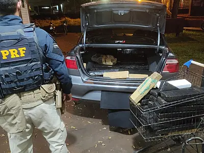 PRF apreende maconha, skunk e haxixe na BR 463