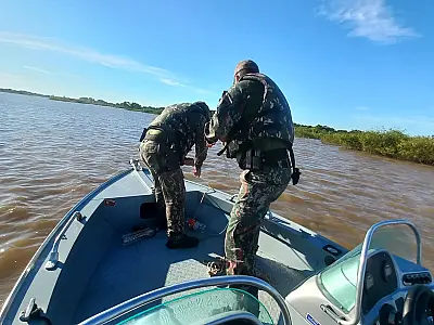 PMA intensifica combate à pesca predatória na fronteira com o Paraguai