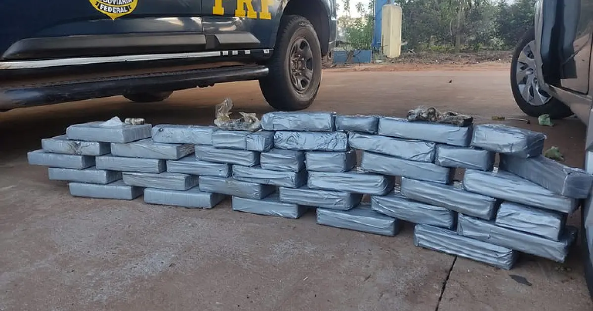 Carga com 31 kg de cocaína saída de Corumbá é apreendida em Água Clara