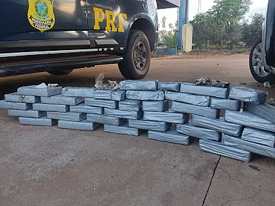 Carga com 31 kg de cocaína saída de Corumbá é apreendida em Água Clara