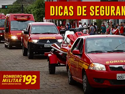 Bombeiros dão dicas para aproveitar o feriado de Natal em segurança