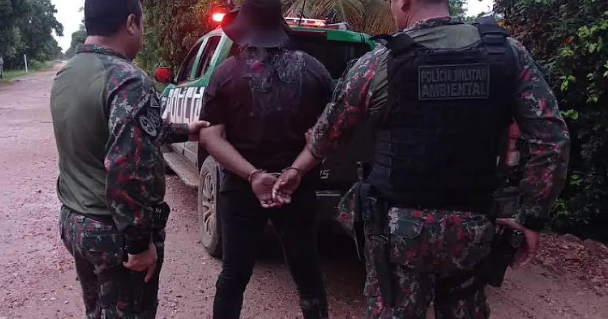Autor de assassinato em fazenda é preso durante fuga pelo Pantanal