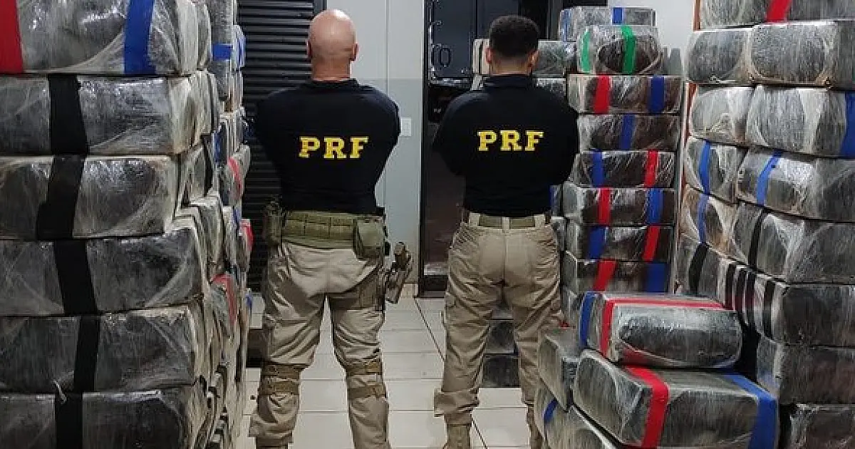 PRF apreende 3,5 toneladas de maconha no Mato Grosso do Sul