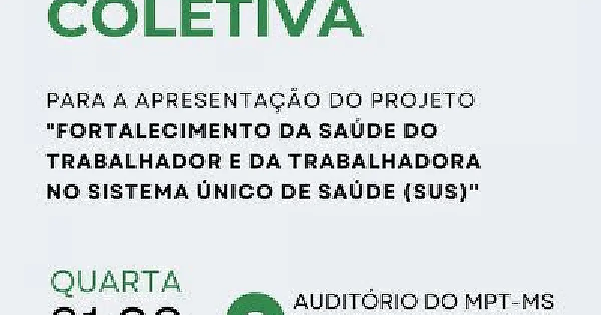 Audiência coletiva debate ações de fortalecimento da saúde do trabalhador no âmbito do SUS