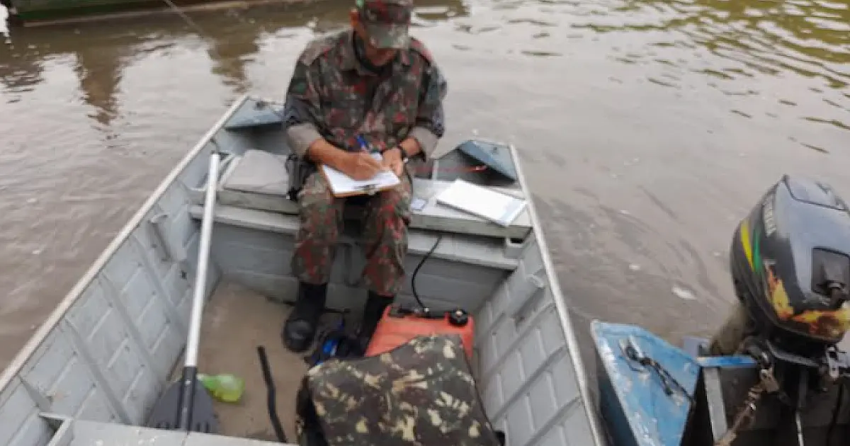 Advogado e empresário são autuados por pesca ilegal no rio Miranda