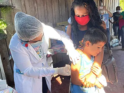 Corumbá começa a imunizar crianças de 11 a 5 anos neste final de semana