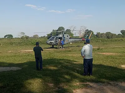 Turista sofre lesão na cabeça e é resgatado por aeronave no Pantanal
