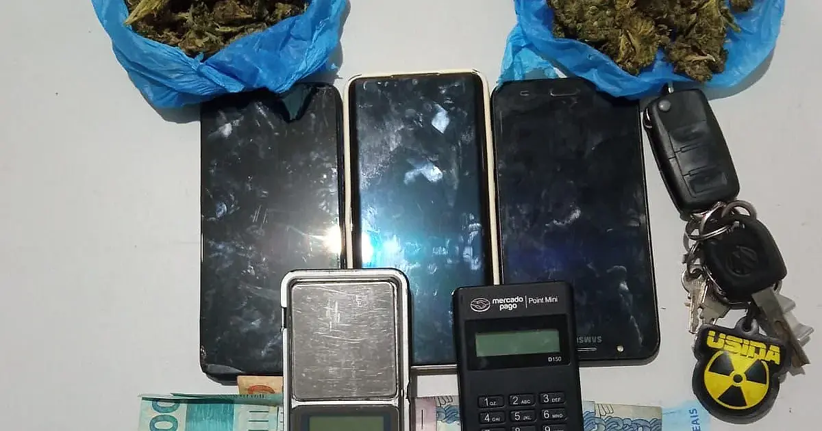 Dupla é presa com maconha e balança de precisão no Porto Geral