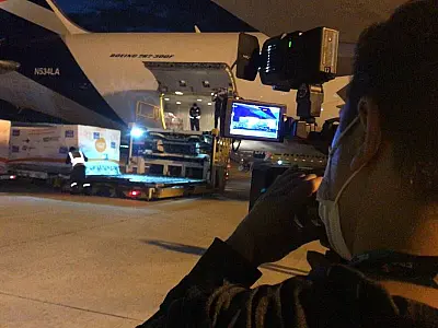 Remessa com vacinas contra covid-19 para crianças chegou durante madrugada em SP