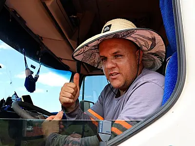 Caminhoneiros aprovam obras em andamento na rodovia MS 338