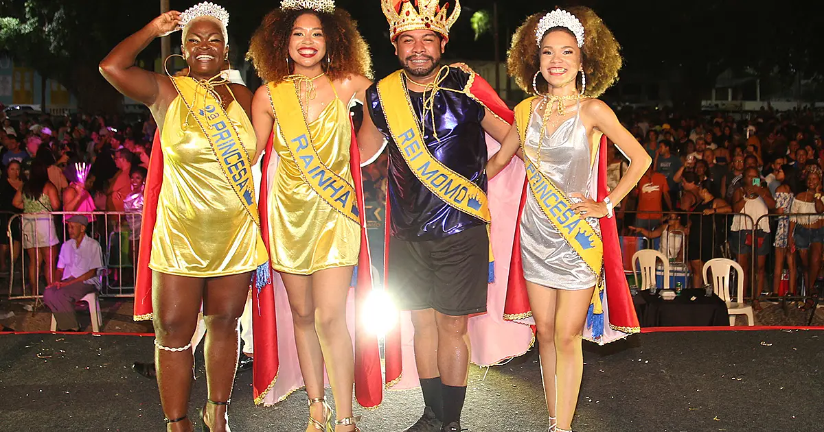 Corte de Momo tem Rei inédito e irmãs como Princesa e Rainha do Carnaval de Corumbá