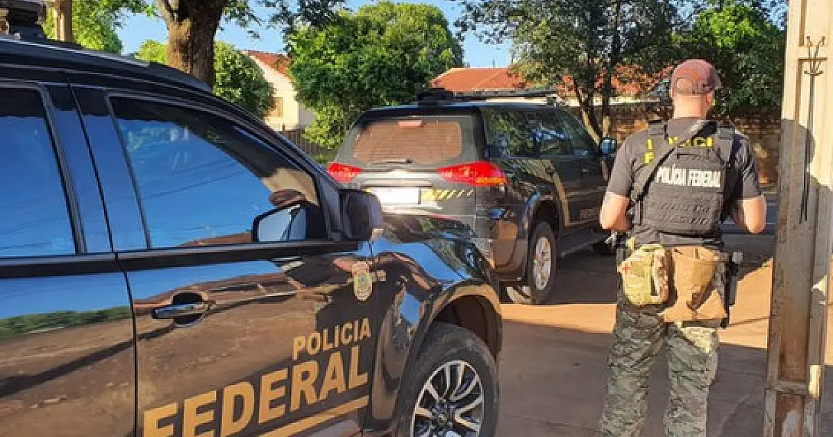 PF realiza operação contra indivíduo que ameaçou policial federal na fronteira com o Paraguai