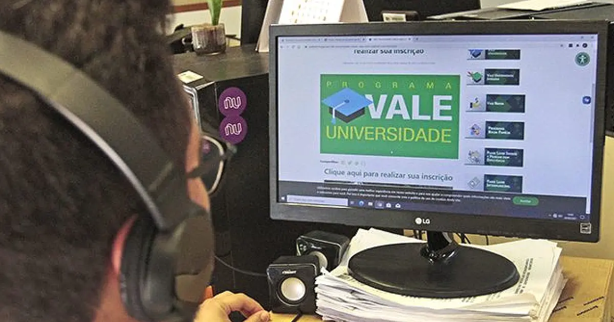 Programa Vale Universidade abre inscrições com 1 mil vagas disponíveis