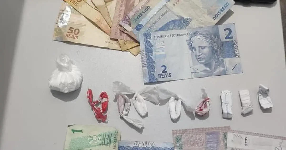"Queria ficar muito louco", diz indivíduo flagrado com quantidade de cocaína