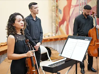 Músicos de Corumbá participam do projeto Sesc Partituras, em Campo Grande