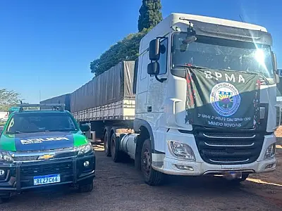 Paraguaio é preso com caminhão roubado na BR 163