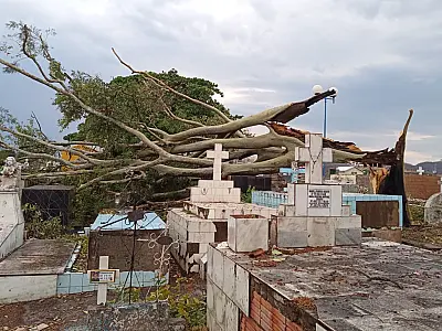 Cemitério Santa Cruz está interditado para visitação
