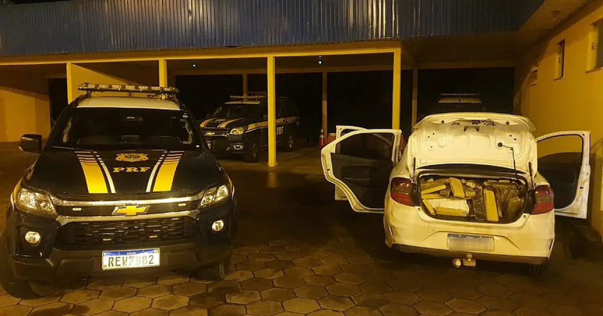 PRF apreende 640 Kg de maconha em Bataguassu