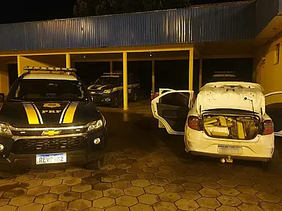PRF apreende 640 Kg de maconha em Bataguassu