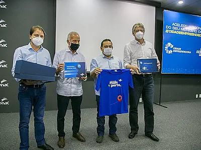 Prefeito agradece apoio do Presidente da FAEMS para reabertura da unidade do Sebrae