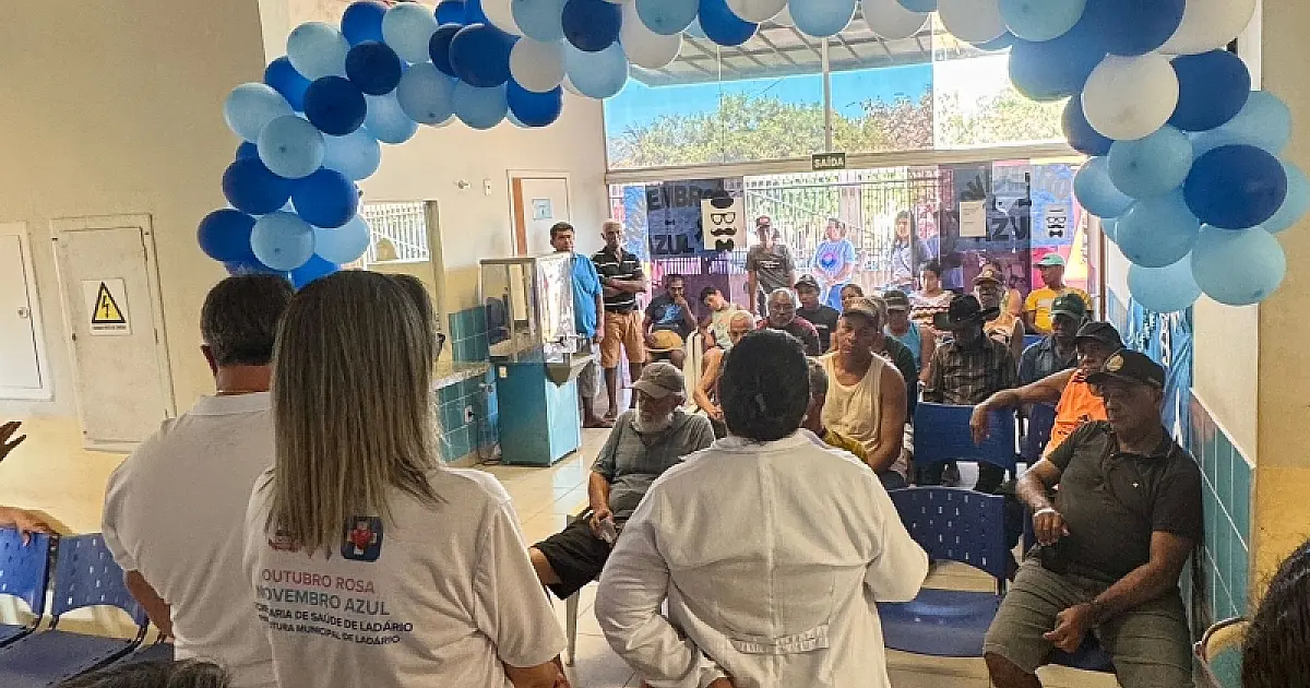 Ladário inicia campanha Novembro Azul com ações voltadas à saúde do homem