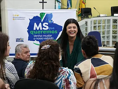 Rose Modesto estará esta semana em Corumbá e Ladário com o projeto "MS QUE QUEREMOS"