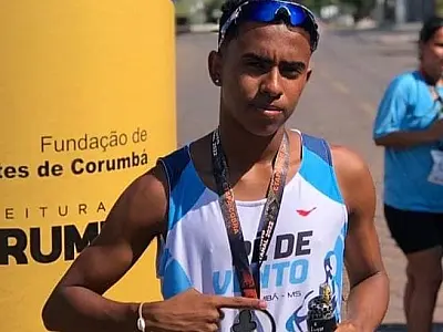 Estudante de Corumbá busca apoio para participar de Competição Nacional de atletismo no RJ