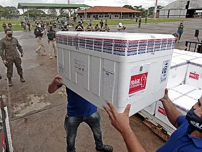 Mato Grosso do Sul recebe mais 85.240 doses de vacina contra a Covid-19