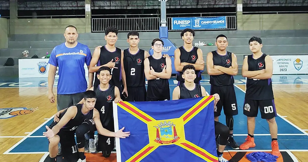 Equipe de basquete corumbaense é campeã do JOJUMS 2023