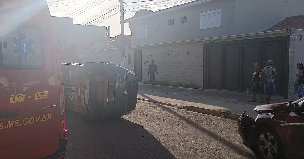 Acidentes de trânsito fazem quatro vítimas nesta manhã em Corumbá