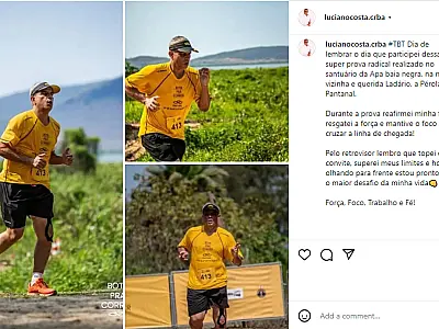 Luciano Costa relembra corrida na Apa Baía Negra e diz estar pronto para o maior desafio da vida