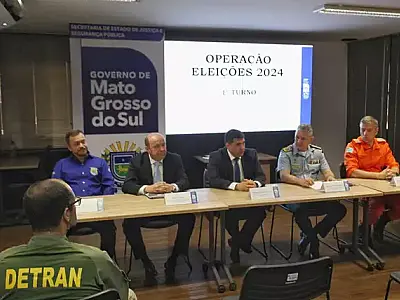 Segurança nas eleições terá apoio de quatro aeronaves e quase 3 mil policiais