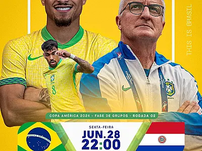 Brasil enfrenta Paraguai em busca da primeira vitória na Copa América