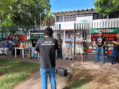 Trabalhadores da Embrapa Pantanal realizam paralisação nesta quarta-feira