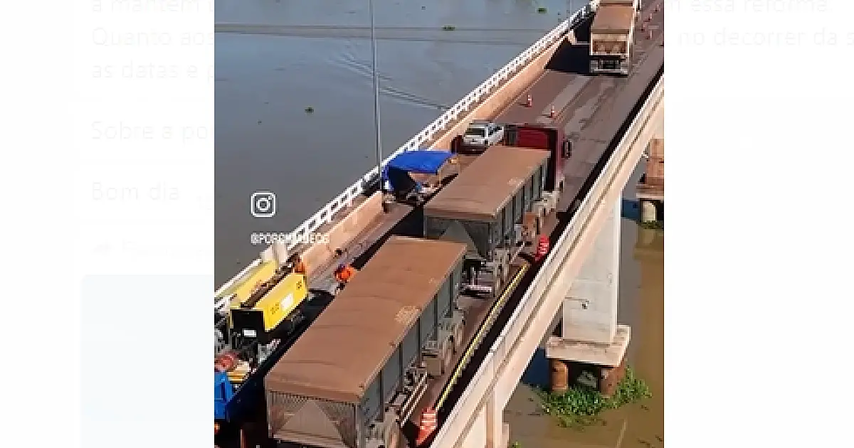 Seilog garante que travesseia na ponte do rio Paraguai é segura
