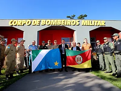 Após 33 dias de atuação em RS, Bombeiros e Policiais de MS são parabenizados em cerimônia