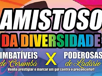 17&ordm; Amistoso da Diversidade é neste sábado (18) no Centro América