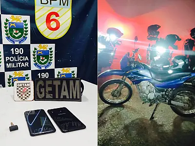 Autores de roubo são presos e vítimas têm celulares recuperados