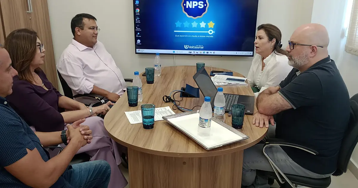 Doutor Gabriel e Bia Cavassa têm reunião com direção da Unicesumar Corumbá