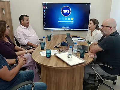 Doutor Gabriel e Bia Cavassa têm reunião com direção da Unicesumar Corumbá