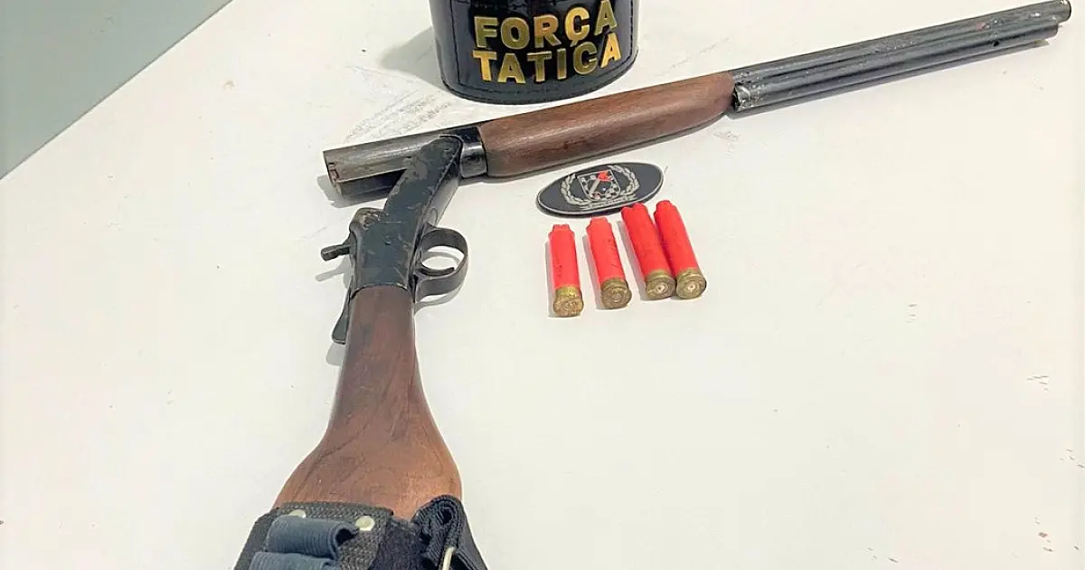 Morador se aborrece com barulho de obra e ameaça funcionário com espingarda