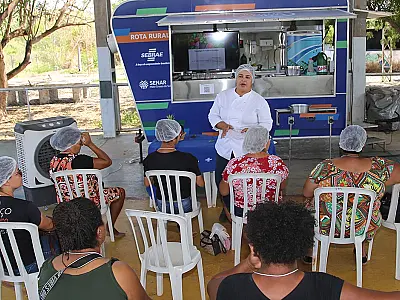Produtores dos assentamentos de Corumbá participam dos cursos do programa Rota Rural