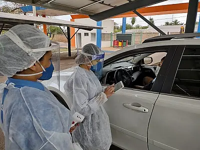 FIEMS reabre drive-thru de testagem gratuita da covid-19 em Corumbá nesta quinta-feira
