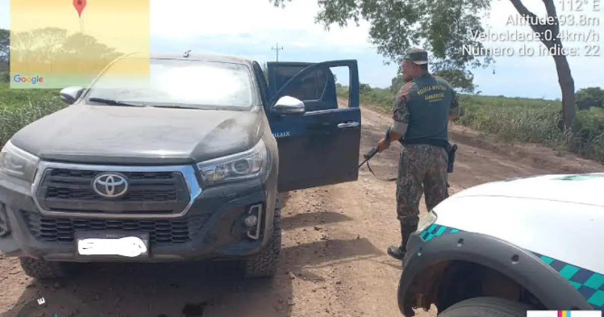 Caminhonete usada para fuga de ladrões na Estrada Parque é recuperada pela PMA