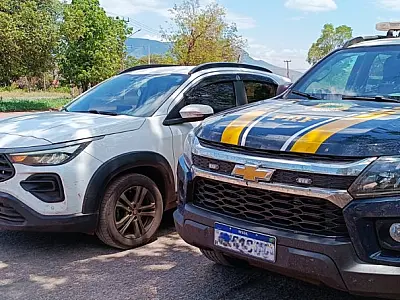 Carro furtado em São Paulo é recuperado na BR 262