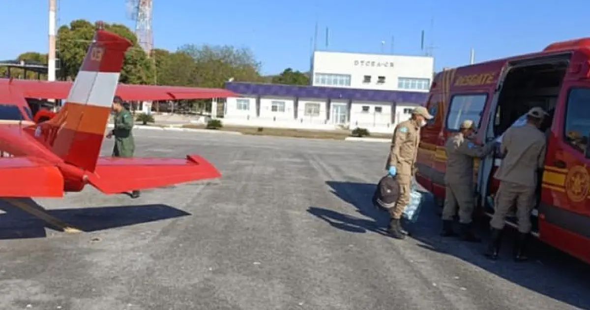 Trabalhador rural é resgatado de aeronave após vomitar e urinar sangue