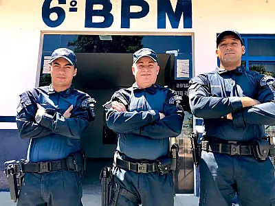 6&ordm; Batalhão de Polícia Militar recebe os novos aspirantes da PMMS