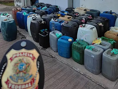 Homem e mulher são presos em flagrante comprando combustível ilegal em Corumbá