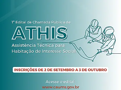 Conselho de Arquitetura e Urbanismo de MS abre edital para apoiar iniciativas de habitação social