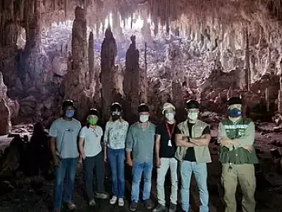 Portaria autoriza exploração de gruta com rochas que lembram anjos em Bonito